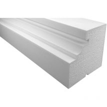 Facciata Stucco eps pu Antiurto 180x190mm DC117: 2 metri / 1 modanatura