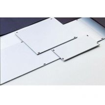 Face avant Fischer Elektronik 10064981 aluminium argent (mat, anodisé) (l x h) 20 mm x 128.4 mm S19711