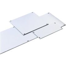 Face Avant Fischer Elektronik 10065000 Aluminium Argent (mat, Anodisé) (l X H) 81 Mm X 128.4 Mm
