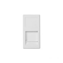 Face avant rj45 keystone connector Urmet 1 module white - 12100/a76-9