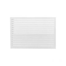 Decoclim - Face dos pour cache en aluminium blanc option xxl - 23AXXL9010-DOS