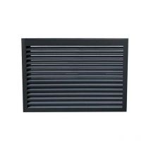 Decoclim - Face dos pour cache en aluminium anthracite option xxl - 23AXXL7016-DOS