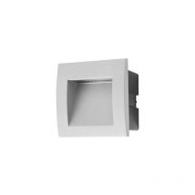 Forlight - Face - led Outdoor Square Wall Light Grey IP65