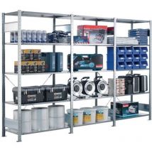 Fachbodenregal Komplettregale MULTIplus150 Traglast: 150kg, 2000x750x500mm (Grundregal)