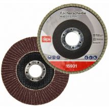 Dema - Fächerscheibe K60 115mm Schleifscheibe Lamellenscheibe Winkelschleifer Holz