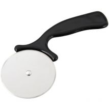 Fackelmann - Coupe-pizza Basic 16 cm Noir PP/Acier inoxydable