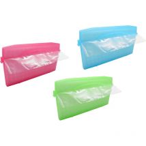 Fackelmann Crushed-Ice-Maker – Crushed Eis für Cocktails – Kältebeständiger Kunststoff – 26 x 14 x 2,6 cm – koralle, blau, grün