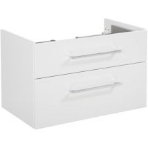 Hype 3.0 Waschtischunterschrank 80 cm, Weiß, 2 Schubladen'-'83223 - Fackelmann
