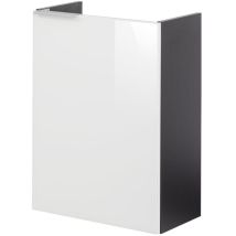 Fackelmann - Sbc Beckenunterschrank 45 - Glasfront Weiß - Korpus
