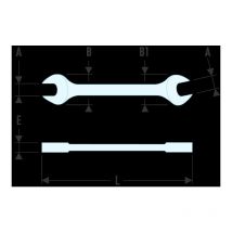 Facom - 44.3.2X5.5 Maulschluessel ''Serie 44'' 3,2x5.5 mm