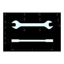Facom - 44.8X10 Maulschluessel ''Serie 44'' 8x10 mm