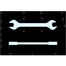 Maulschlüssel 'Serie 44' 25x28 mm - Facom
