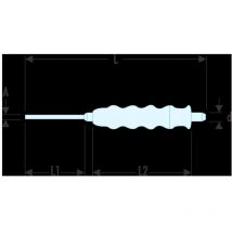 Facom Körner mit Handgriff 2,5 mm – Behandelte Spitze 36 - 44 HRc, 57 - 60 HRc