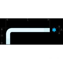 Facom - 83H.2.5 Stiftschluessel lang Sechskant 2,5 mm