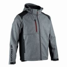FACOM Trial Softshell Jacket Negro/Gris Talla S - FXWW2020E-S