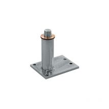 Unteres Scharnier für Combi 740 – 747L – verzinkter Stahl – Bronze-Unterlegscheibe – 110°/175°