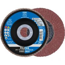 August Rüggeberg Gmbh&co.kg - Fächerschleifscheibe A120SG gerade 115mm K120 Pferd