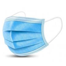 Mascarilla desechable quirurgica tipo i. azul tres capas (ud). Faherma