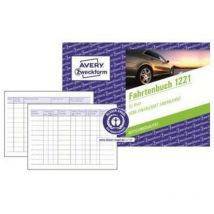 Fahrtenbuch din A6 quer pkw blau 32 Bl.