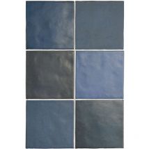 Faïence - magma - magma sea blue - 13,2X13,2