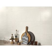 Stone By Stone - Faïence - muse - ivory - 30x90 Rectifié - Naturel - (1,08 m²)