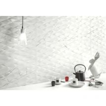 Stone By Stone - Faïence - muse - white - 30x60 prisma Rectifié - Naturel - (1,4 m²)