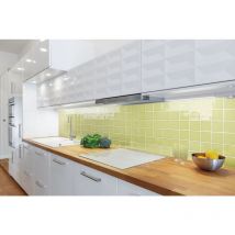 Faïence - urban atelier - kiwi - 7x14 - Brillant - (0,23 m²)