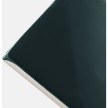 Faïence - urban atelier - verde negro - 10x10 - Brillant - (0,25 m²)