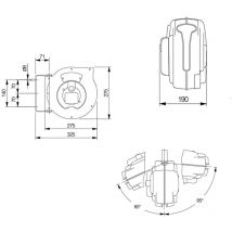 Fairair - Enrouleur de tuyau industriel pu 8x12 mm, 9 m, SR-PU-0809, avec ssk et mamelon, FA50001