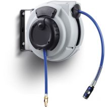 FAIRAIR Industrie-Schlauchlaufroller PU 8x12 mm, 9 m, SR-PU-0809, mit SSK und Nippel, FA50001