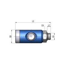 Réducteur de pression emboîtable avec accouplement de sécurité g 1/4, embout emboîtable nw 7,2 0,5-10 bar, FA30011 - Fairair