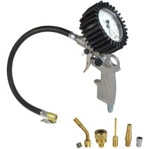 Fairair - Remplisseur de pneus rf-g-set, calibré, avec tuyau de 37 cm + kit de 5 adaptateurs, FA30003