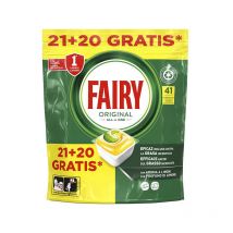 Capsulas lavavajillas limón 21 + 20 uds