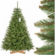 Sapin de Noël Artificiel 180cm épicéa Naturel Arbre de Noël avec support en Bois Tronc Vert Made in eu - Fairytrees