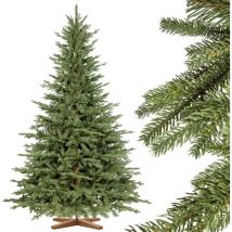 Weihnachtsbaum Künstlich 150cm Bayerische Tanne Premium Made In Eu Christbaum Holzständer Tannenbaum Künstlich Mit Naturgetreue Spritzguss Elemente - 