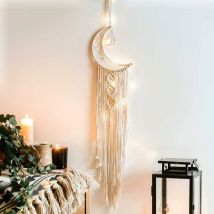 Fait à la main Dream Catcher Moon Dreamcatcher Boho Tapisserie Décoration pour Mariage Maison Chambre Cadeau Fei Yu