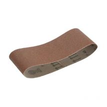 FAIAB4577560 Cloth Sanding Belt 75mm x 457mm 120g x 3 - Faithfull