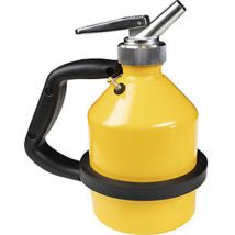 Falcon - Recipiente dosificador de seguridad de acero con grifo de