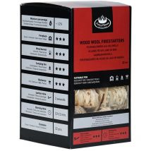 Fancy Flames - Fallen Fruits Pine Wood Wool Fire Starter Eco Natural Firelighters 100% fsc