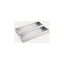 KACL.744IF. Tipo: Mensola per cappa, Colore del prodotto: Acciaio inox. Compatibilità marca: Compatibilità: Spazio. Quantità per pacco: 2 pz