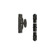 Falsa cremonese rollinger rustica verniciata - Pomello n°6 - Per asta 16 x 8 - CRD168BT6BV