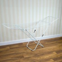 18m Winged Folding Clothes Airer Towel Laundry Dryer Concertine Indoor Outdoor