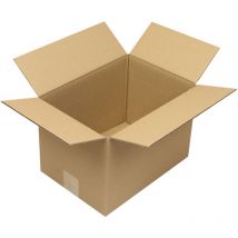 Faltkarton 1-wellig Höhenrillung Maße 270x220x130mm Qualität 1.20 B braun braun