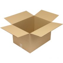 Transpak - Faltkarton 1-wellig Höhenrillung Maße 300x250x200 Mm Qualität 1.20 B Braun Braun