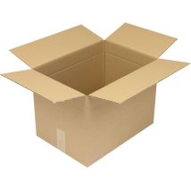Transpak - Faltkarton 1-wellig Maße 450x450x180mm Qualität 1.30 C Braun Braun