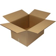 Transpak - Faltkarton 1-wellig Maße 650x450x500mm Qualität 1.30 C Braun Braun