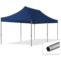 3x6 m Faltpavillon, premium Stahl 40mm, blau