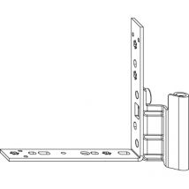 Ecklagerband DT 12/18-9 rechts – 100 kg – verzinkter Stahl – kompatibel mit DT130 und DT160 – MACO