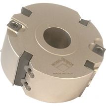 Mobiltecnica Falzmesserkopf D125 I30 d35 Z4+4 Stahl Hochwertiger Fräser für Metallbearbeitung