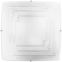 Plafoniera concept in vetro bianco 40 cm. - Bianco